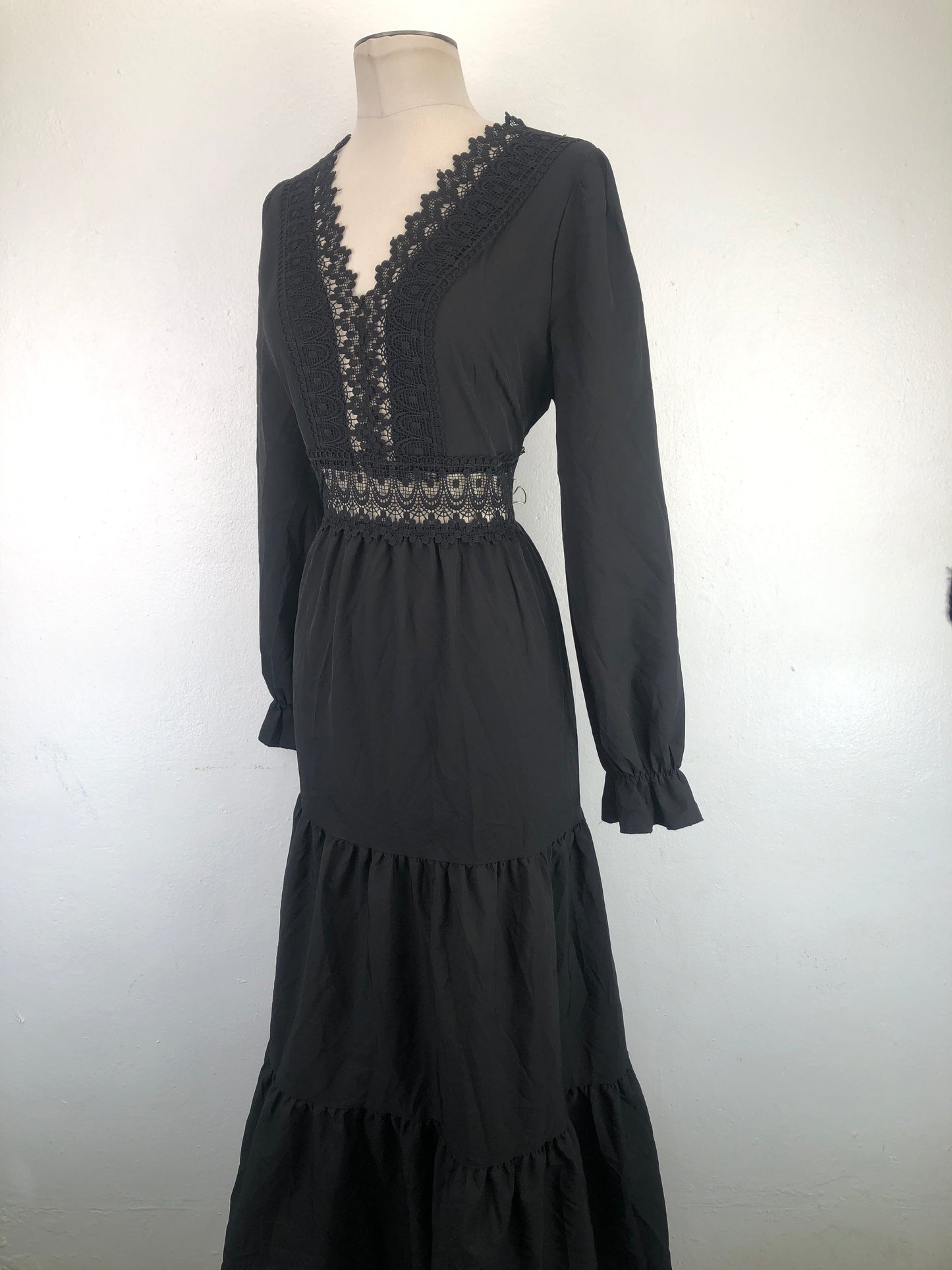 Vestido Negro Variangis