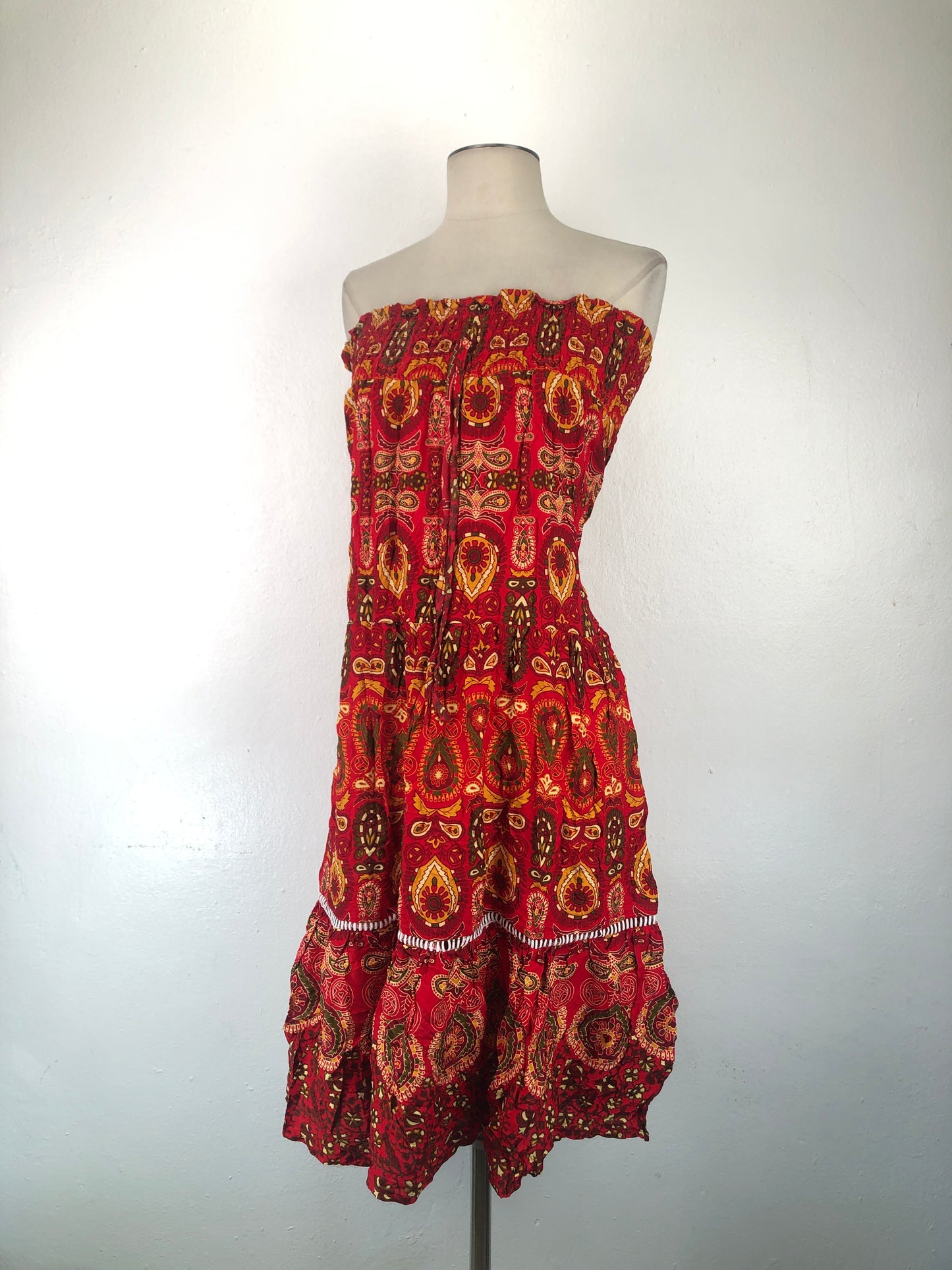 952547Vestido Multicolor Floral Ladies