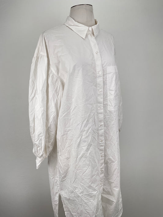 Vestido Camisero Blanco Hm