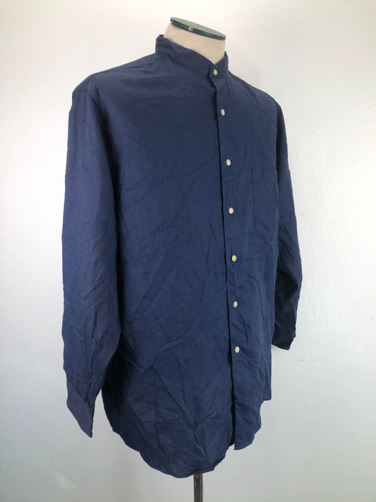Camisa Azul marino Milano Uomo