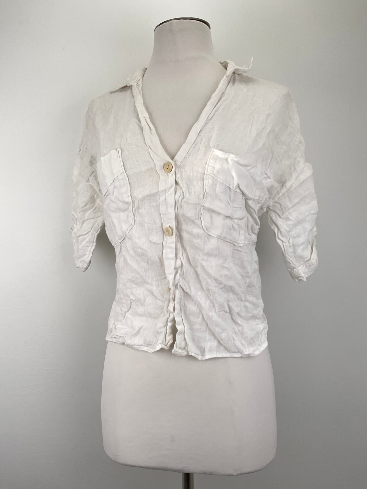 Camisa Blanco Zara