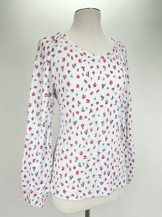 Blusa Blanco Floral Loft