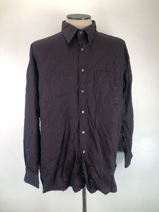 Camisa Azul Marino Perry Ellis