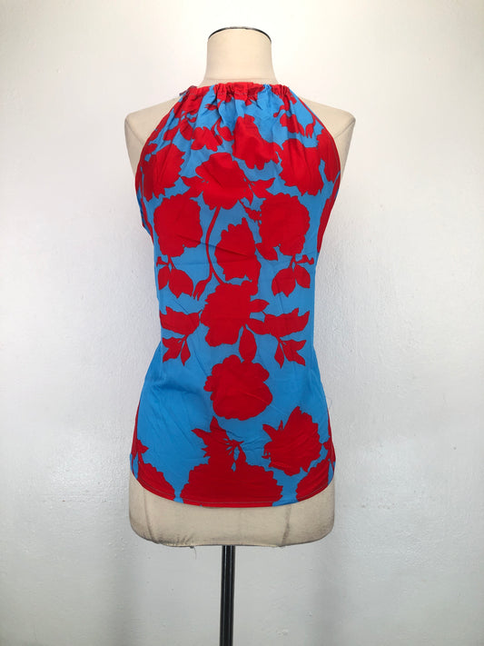 Blusa Azul de Flores Variangis