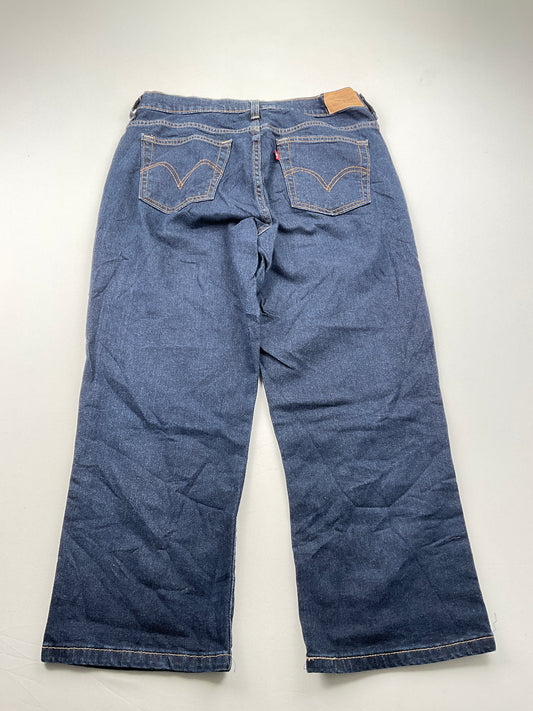 Pantalon Capri Jeans Azul Levis