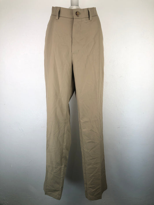 Pantalon Crema de Vestir Straight fit