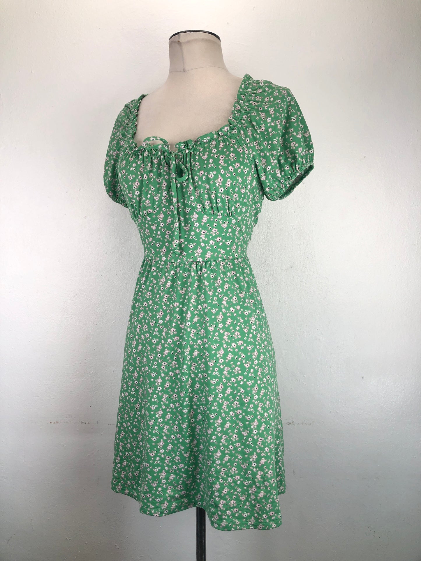 Vestido Verde Floral So