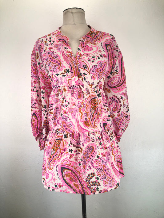 Vestido Rosado Floral Umgee