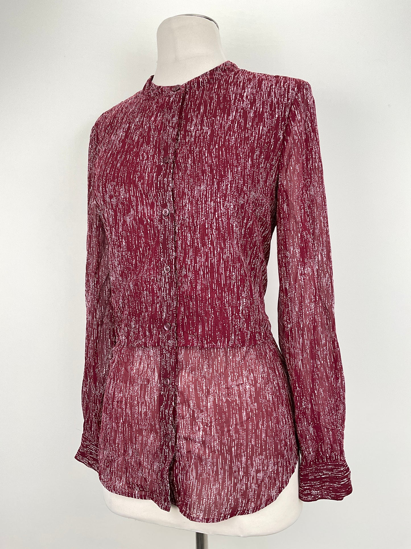 Blusa Rojo vino Banana Republic