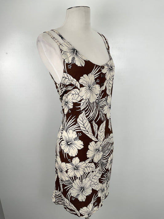 Vestido Marron Tiki Palm