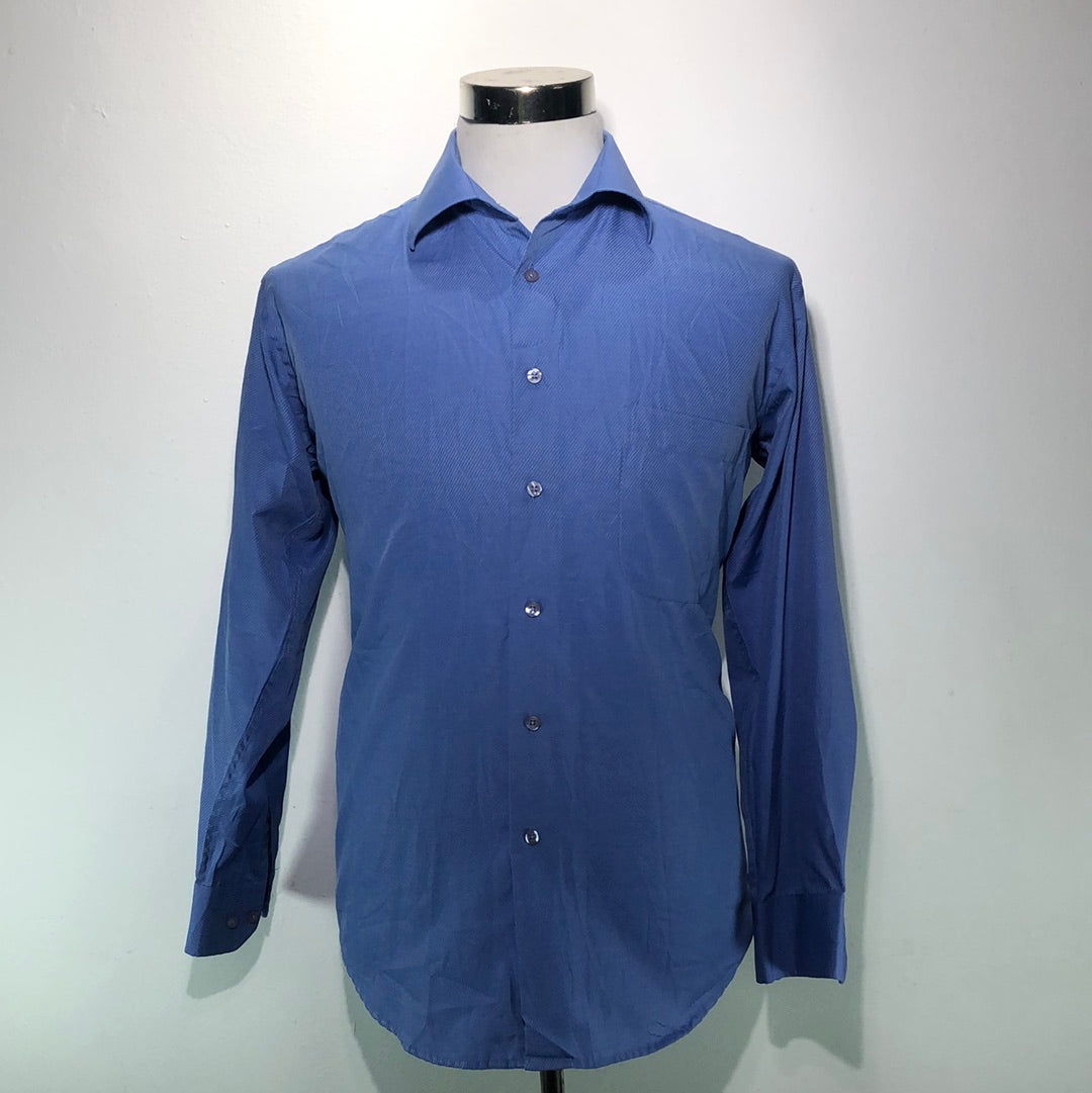 Camisa Azul Alba Uomo