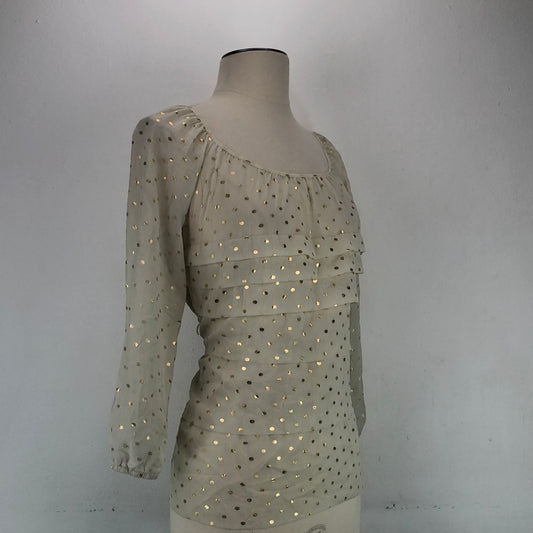 Blusa Crema De Brillo Elementz