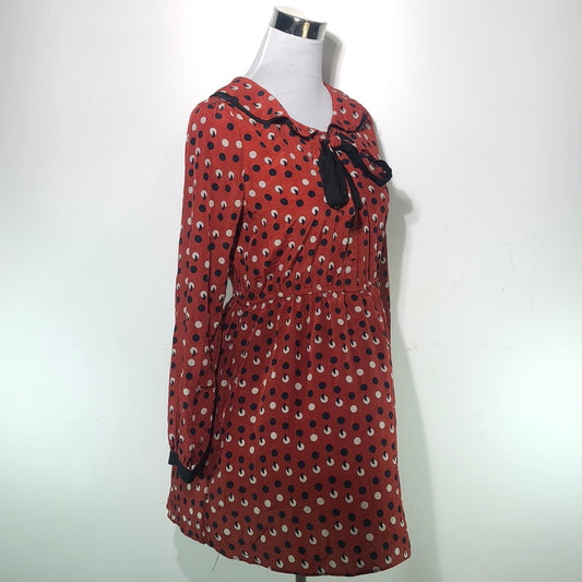 Vestido Marron de Lunares Xyzzy