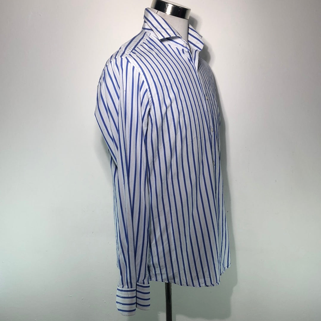 Camisa Azul de Raya Boss