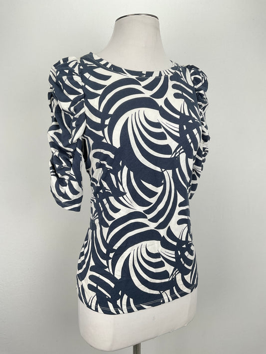 Blusa Azul marino Floral Worthington