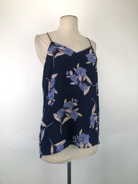 Blusa Azul Marino Floral Variangis
