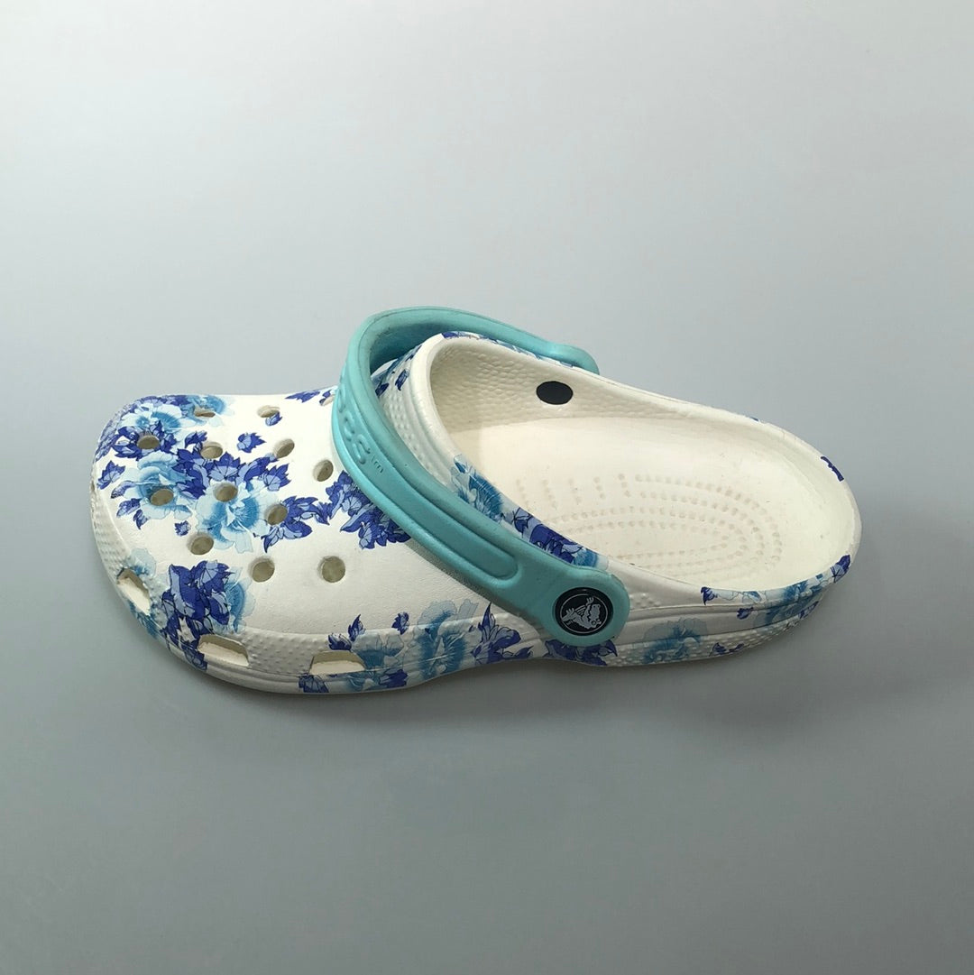 Sandalias Blanco de Flores Crocs