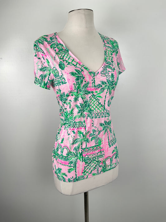 Camiseta Rosado Floral Lily Pulitzer