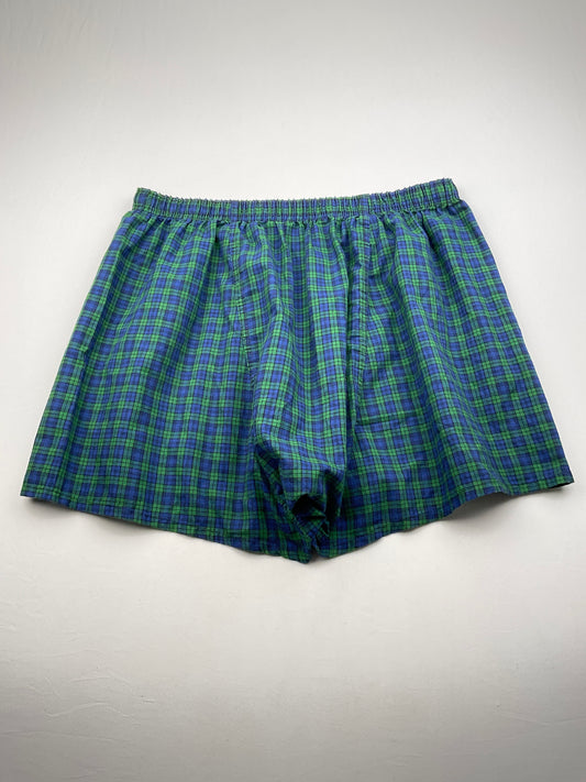 Boxer Verde de Cuadro Hanes