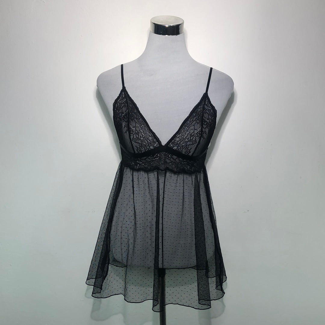 Blusita de Dormir Negro Victoria's Secret