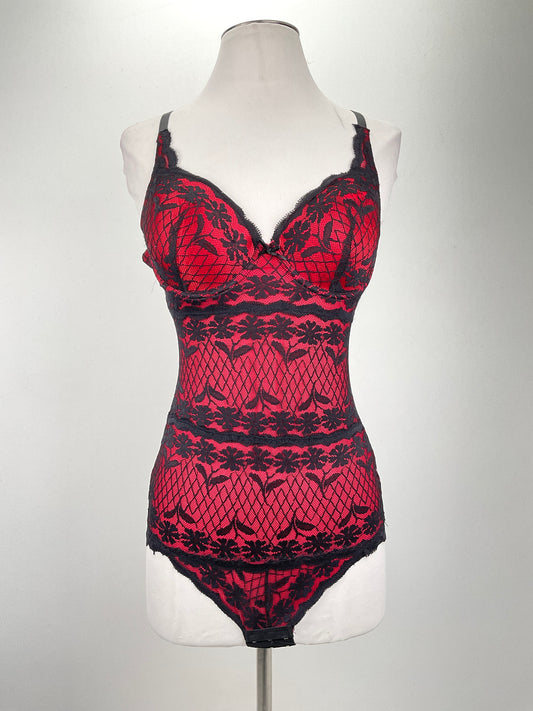 Baby Doll Rojo Floral Skinnygirl
