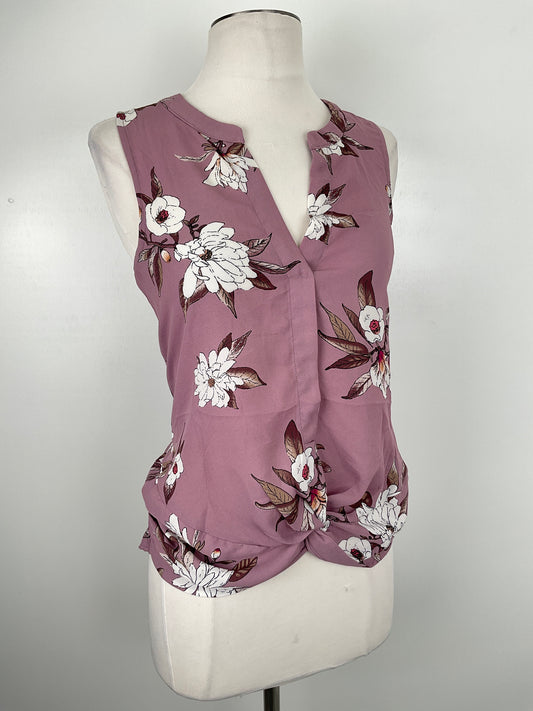 Blusa Nude Floral Pink Rose