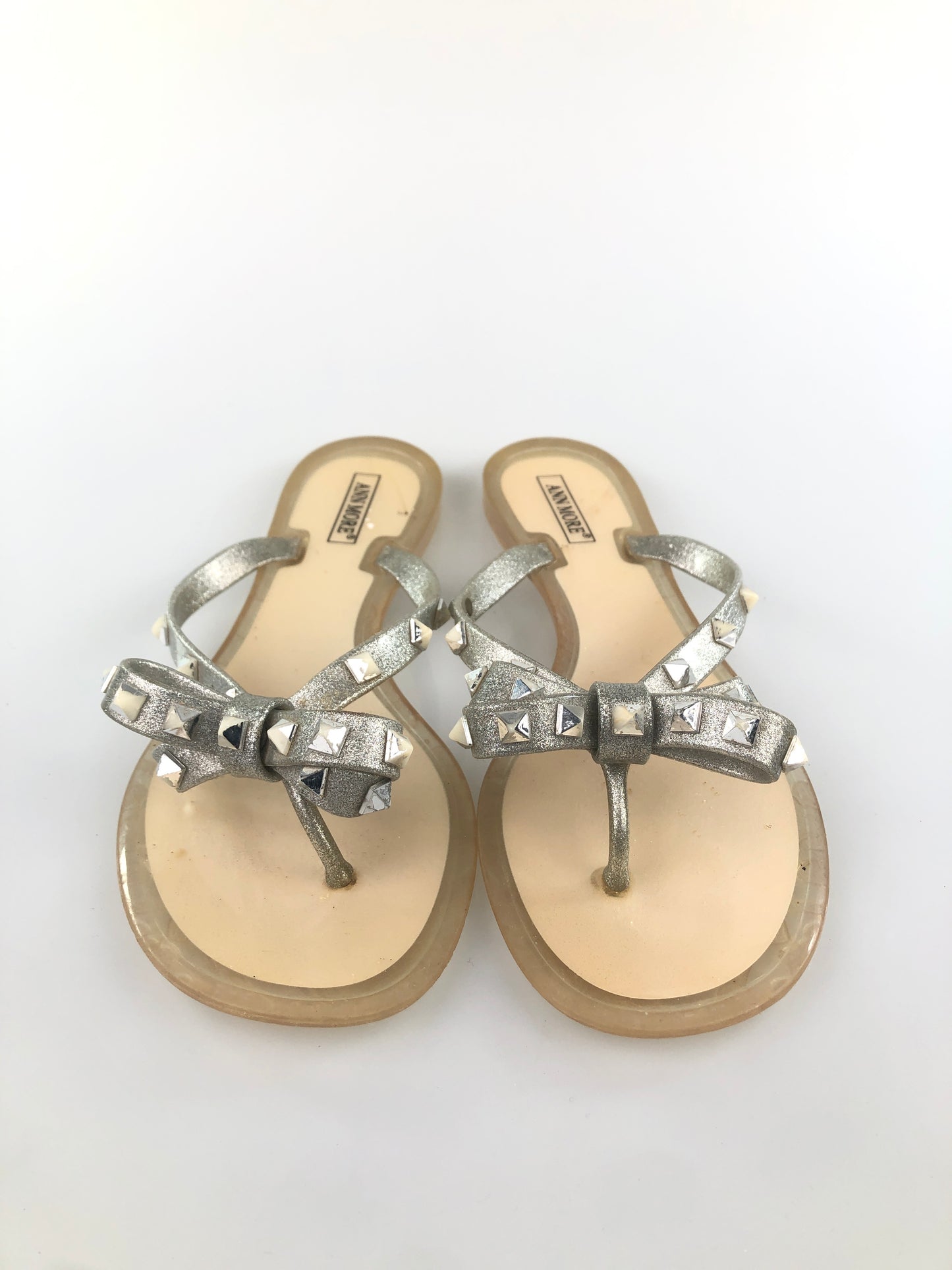 Sandalia Plateada Ann More