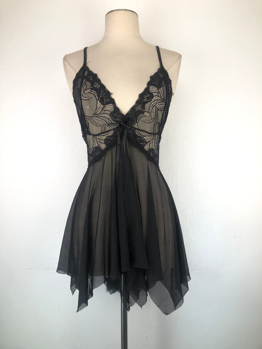 Batas De Dormi Negro Avidlove