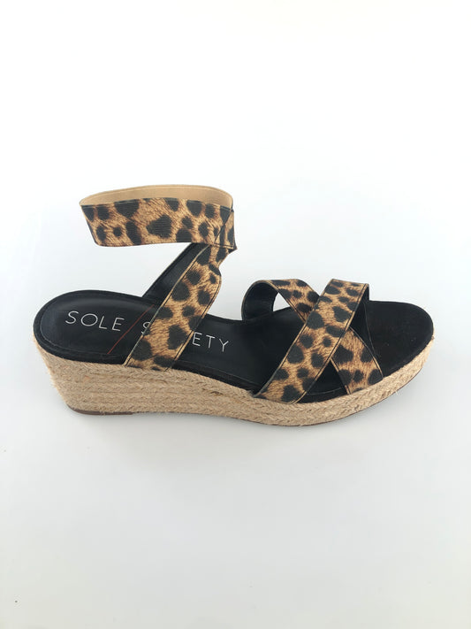 Zapatilla Animal Print de Plataforma Sole Society