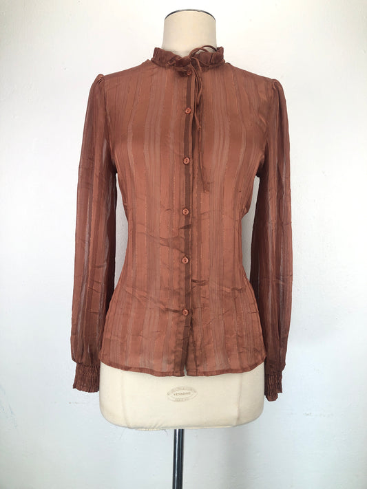 Blusa Marron Forever 21