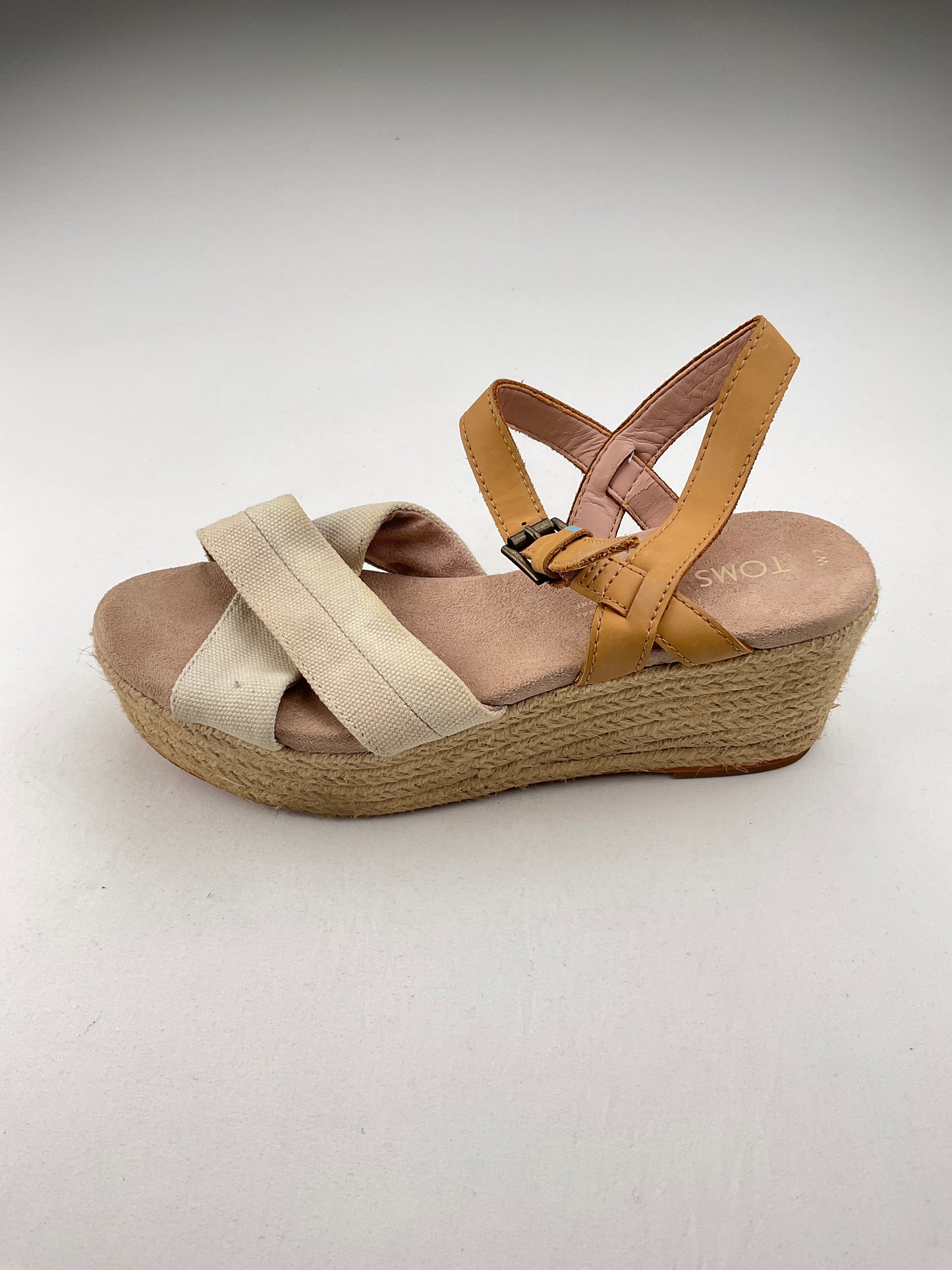 Zapatilla Crema PlataformaToms