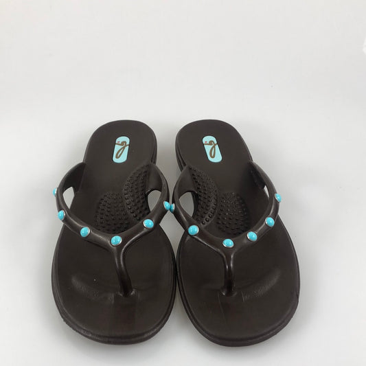 Sandalia Marron Okal