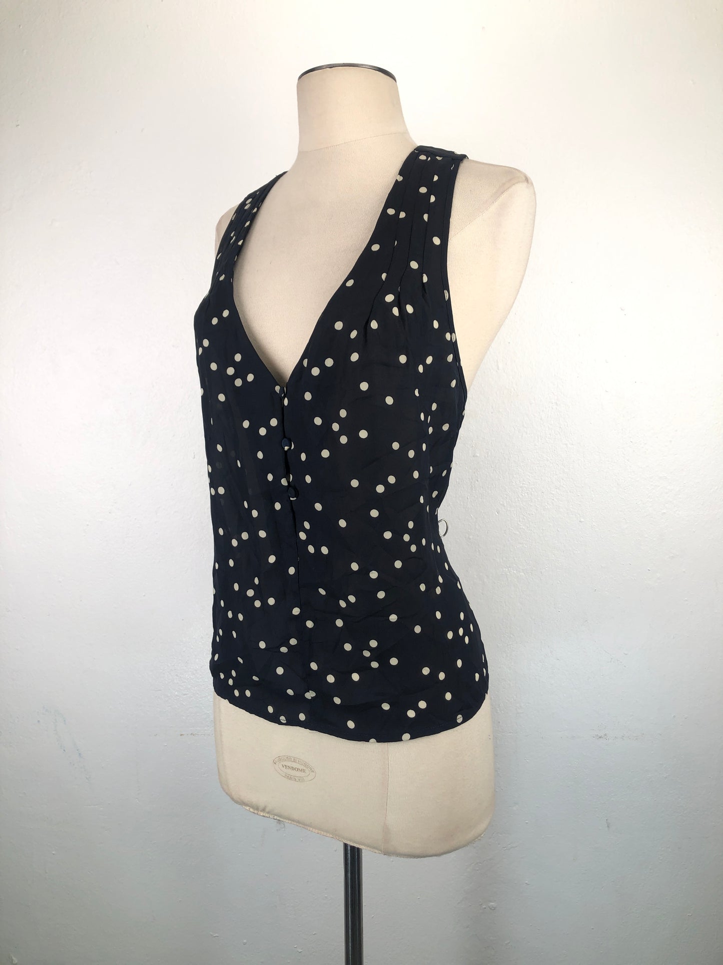 Blusa Azul oscuro de Lunares Yaya