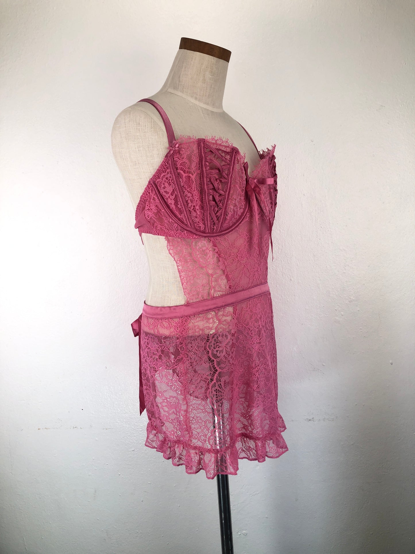 Blusa De Dormi Rosado Victorias Secret