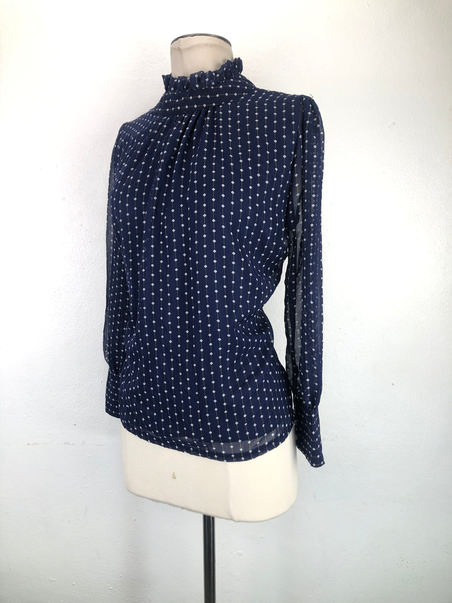 Blusa Azul marino de Rayas Shi Long Fashion