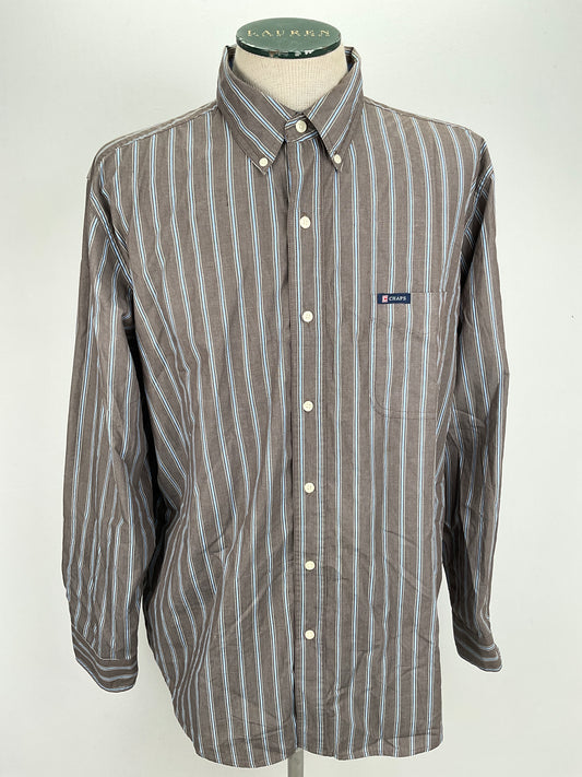 Camisa Marron de Rayas Chaps