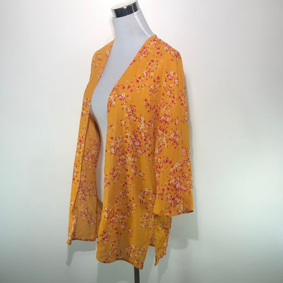 Sobretodo Amarillo de Flores Pink Rose