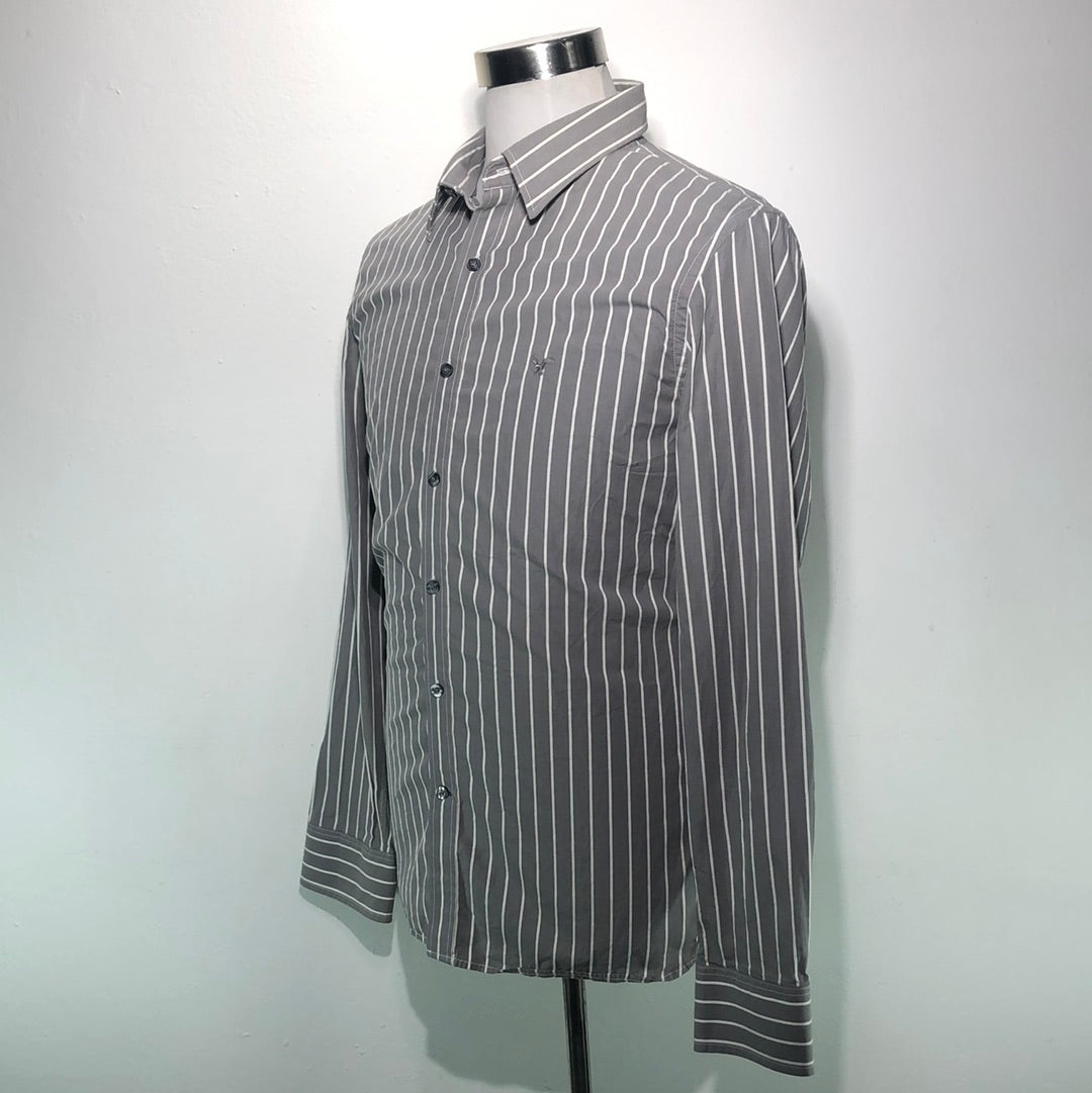 Camisa Gris de Raya American Eagle