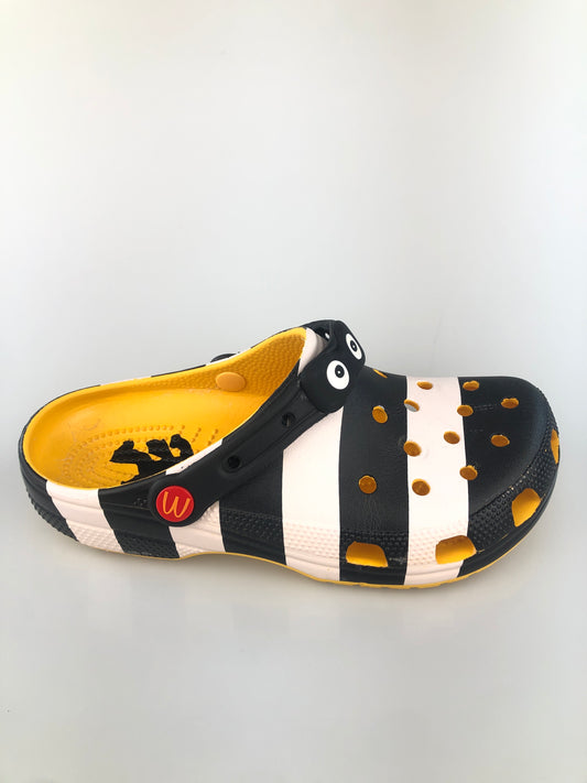 Sandalia Multicolor de Rayas Crocs