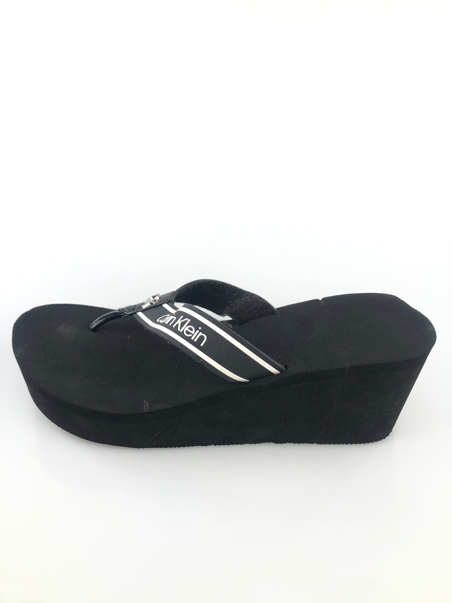 Sandalia Negro Plataforma Calvin Klein