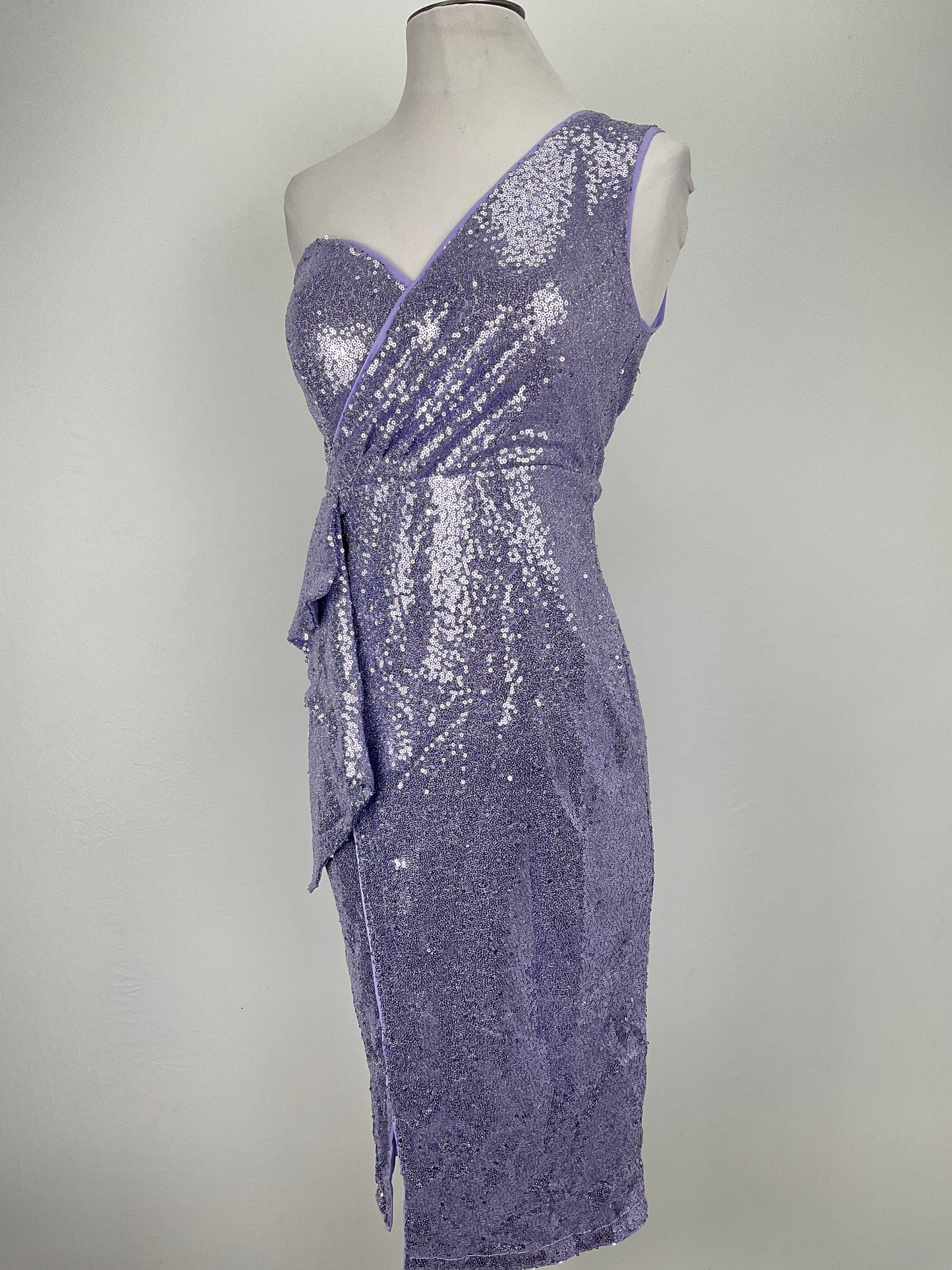 Vestido Lila de Brillo Variangis