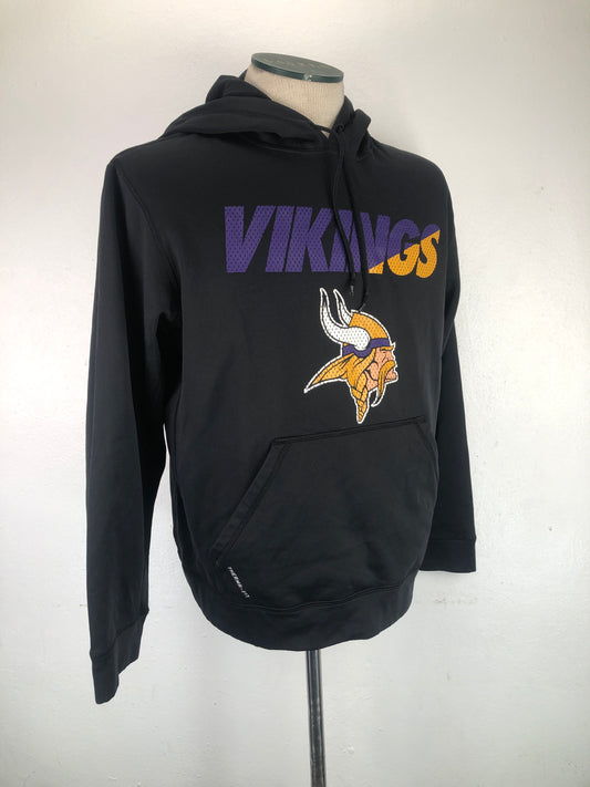 Abrigo Negro Con Gorro Nike