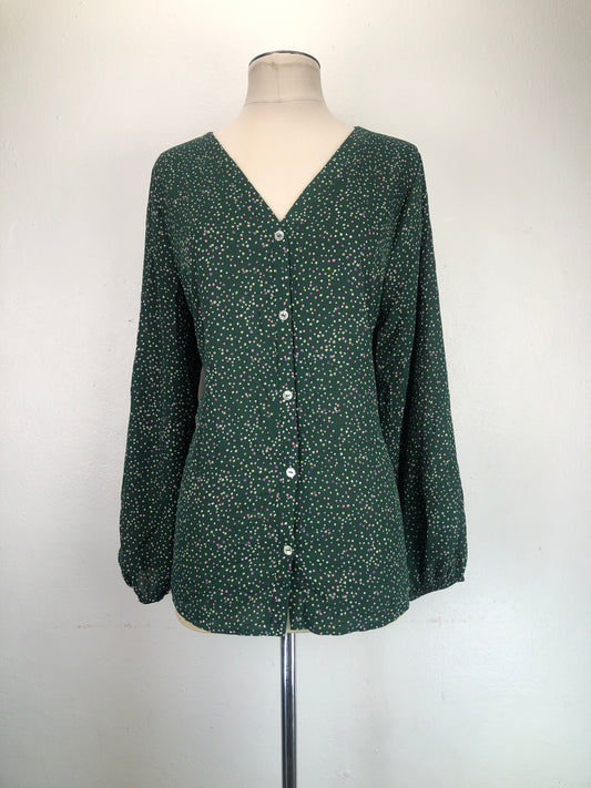 Blusa Verde de Lunares West Kei
