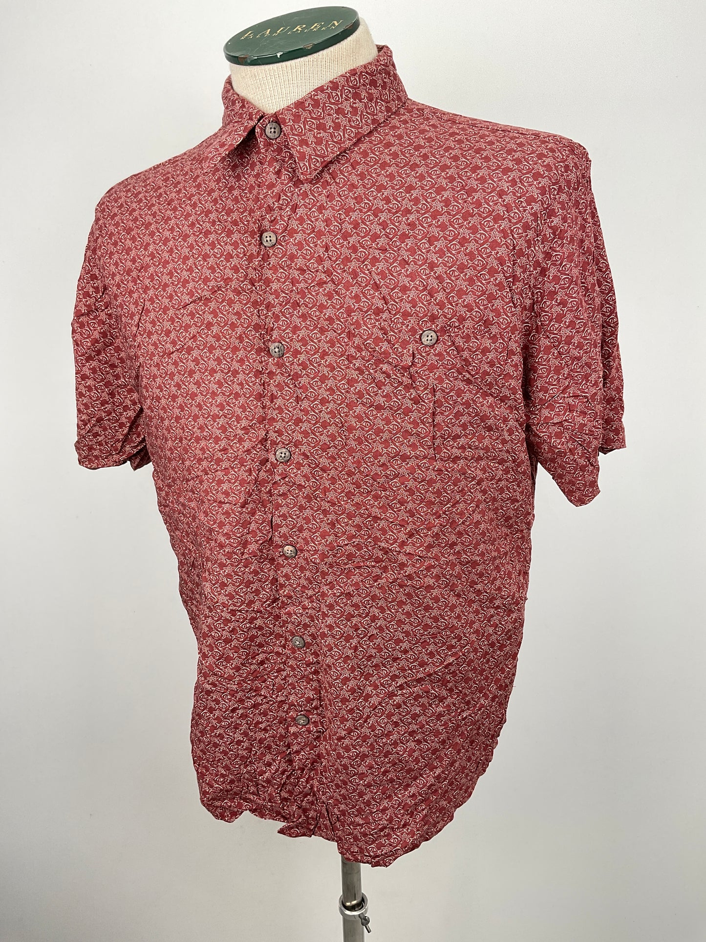 Camisa Rojo vino Campla