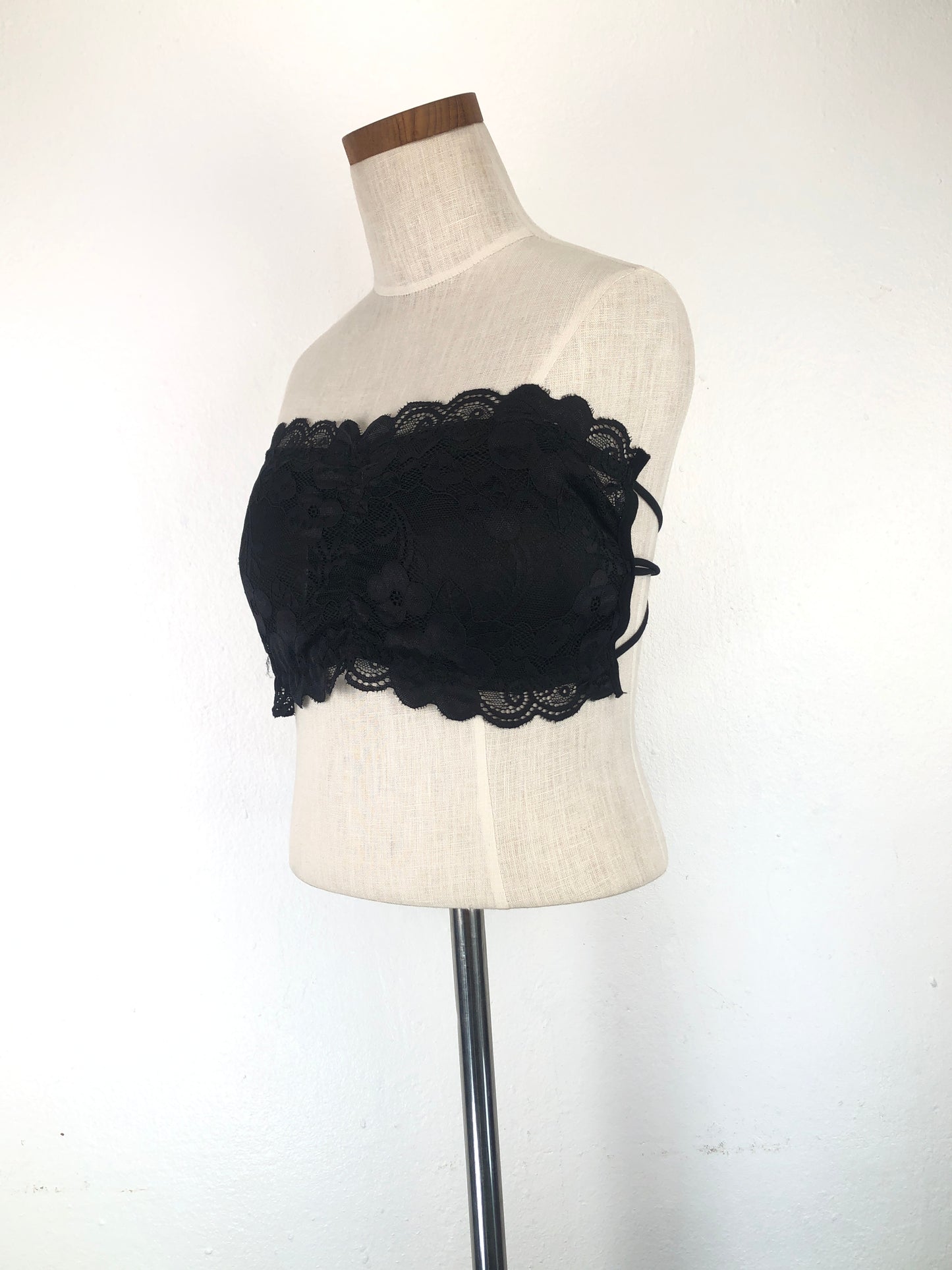 Top Negro de Flores Variangis