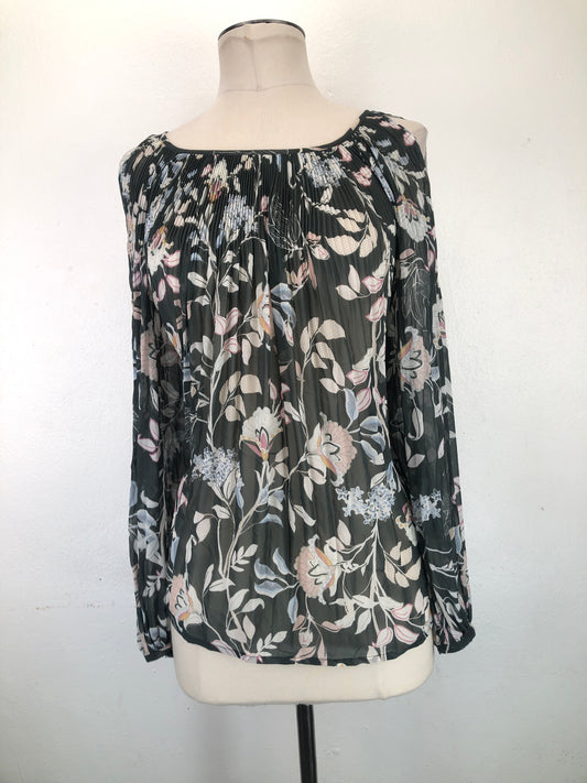 Blusa Verde Floral Variangis