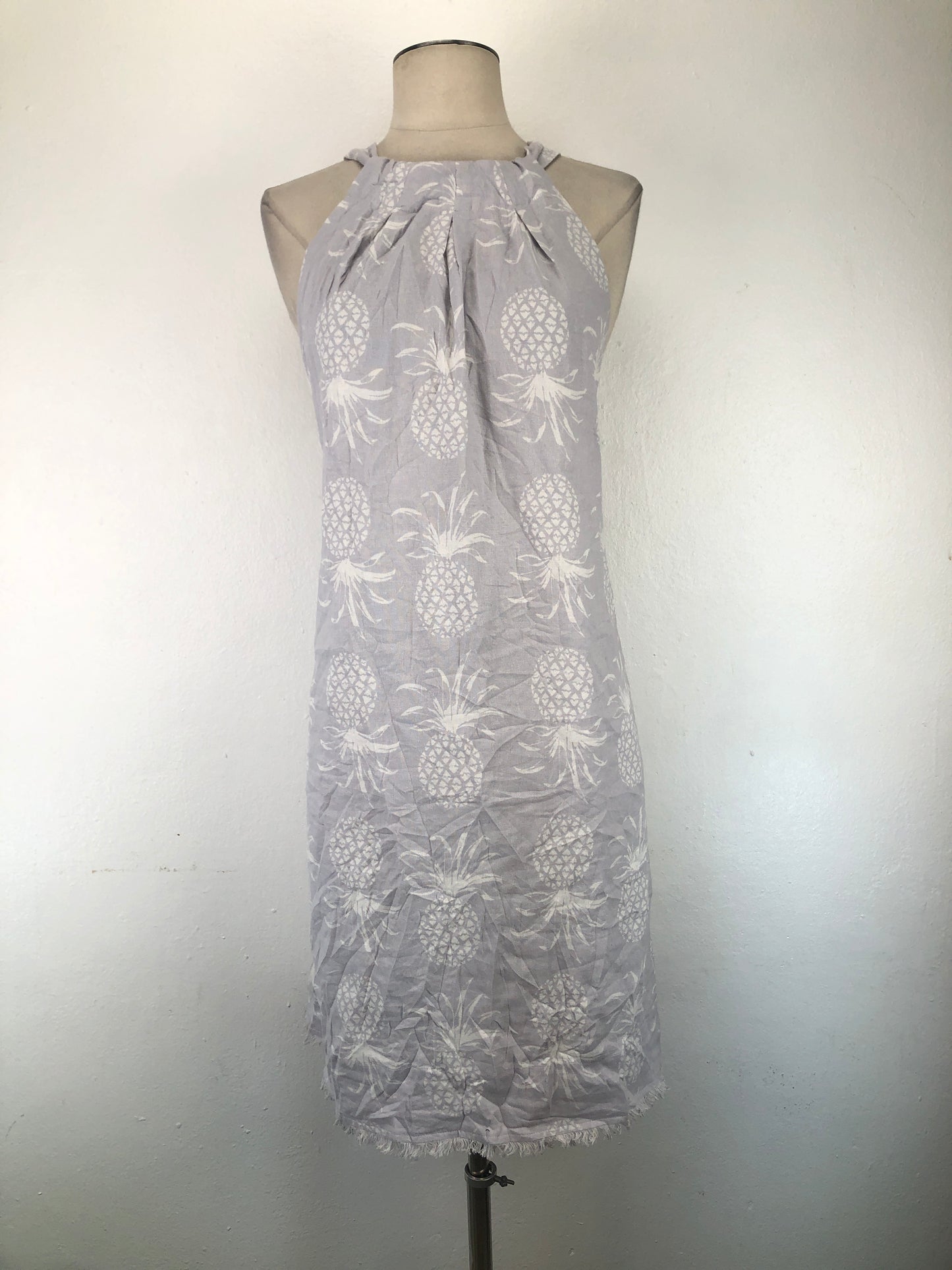 Vestido Gris de Floral Charli Paige