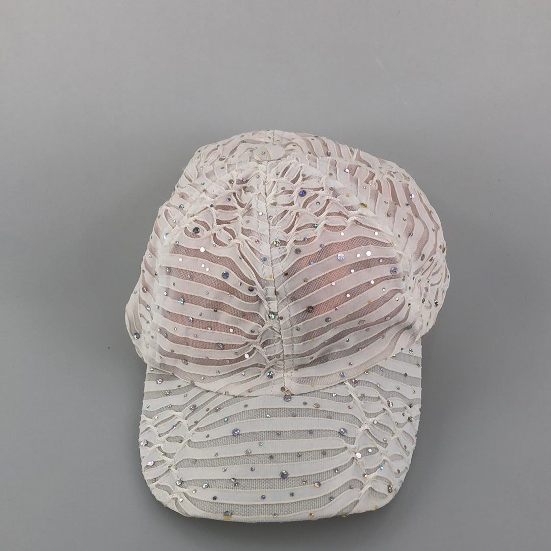 Gorra Blanco de Brillo
