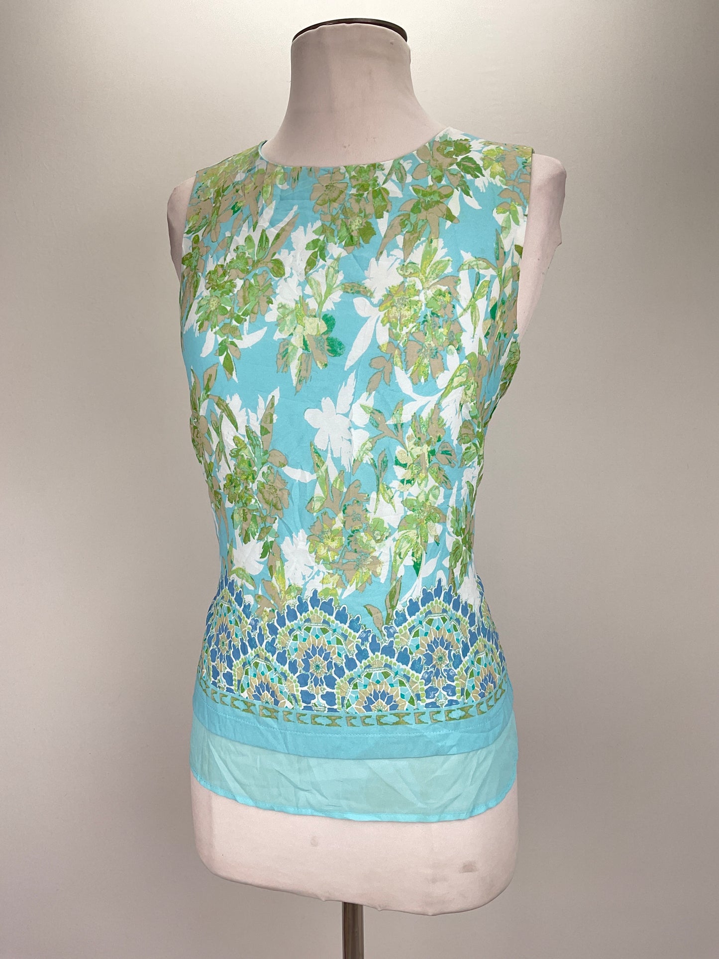 Blusa Azul claro Floral Variangis