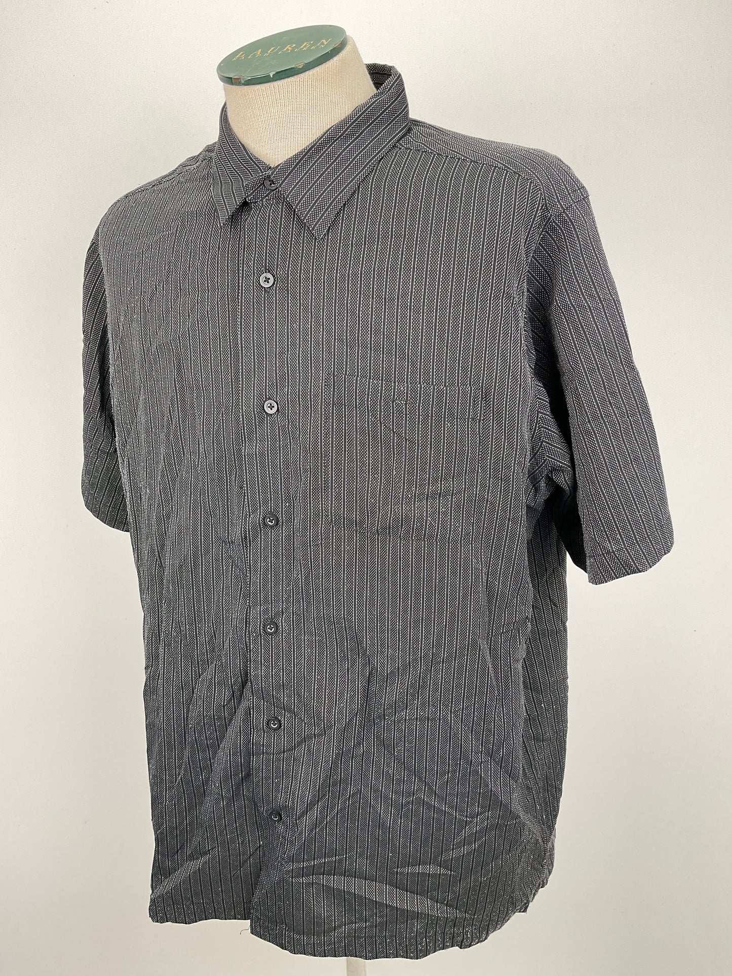 Camisa Negro de Rayas George